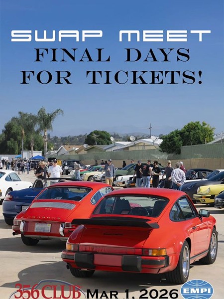 All Porsche Swap Meet flyer March 2026